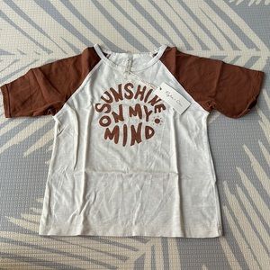 Rylee + Cru “Sunshine on my mind” ringer tee.